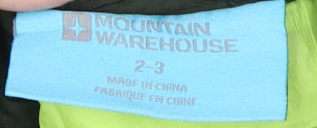 Mountain Warehouse Boys Green Puffer Jacket 2-3 Years