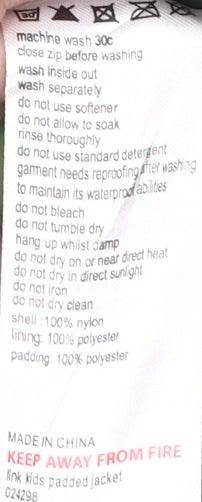 Mountain Warehouse Boys Green Puffer Jacket 2-3 Years