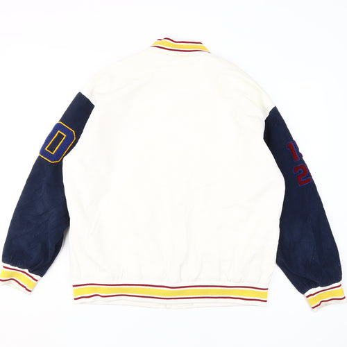 ACDOPE Men's Multicoloured Varsity Jacket M