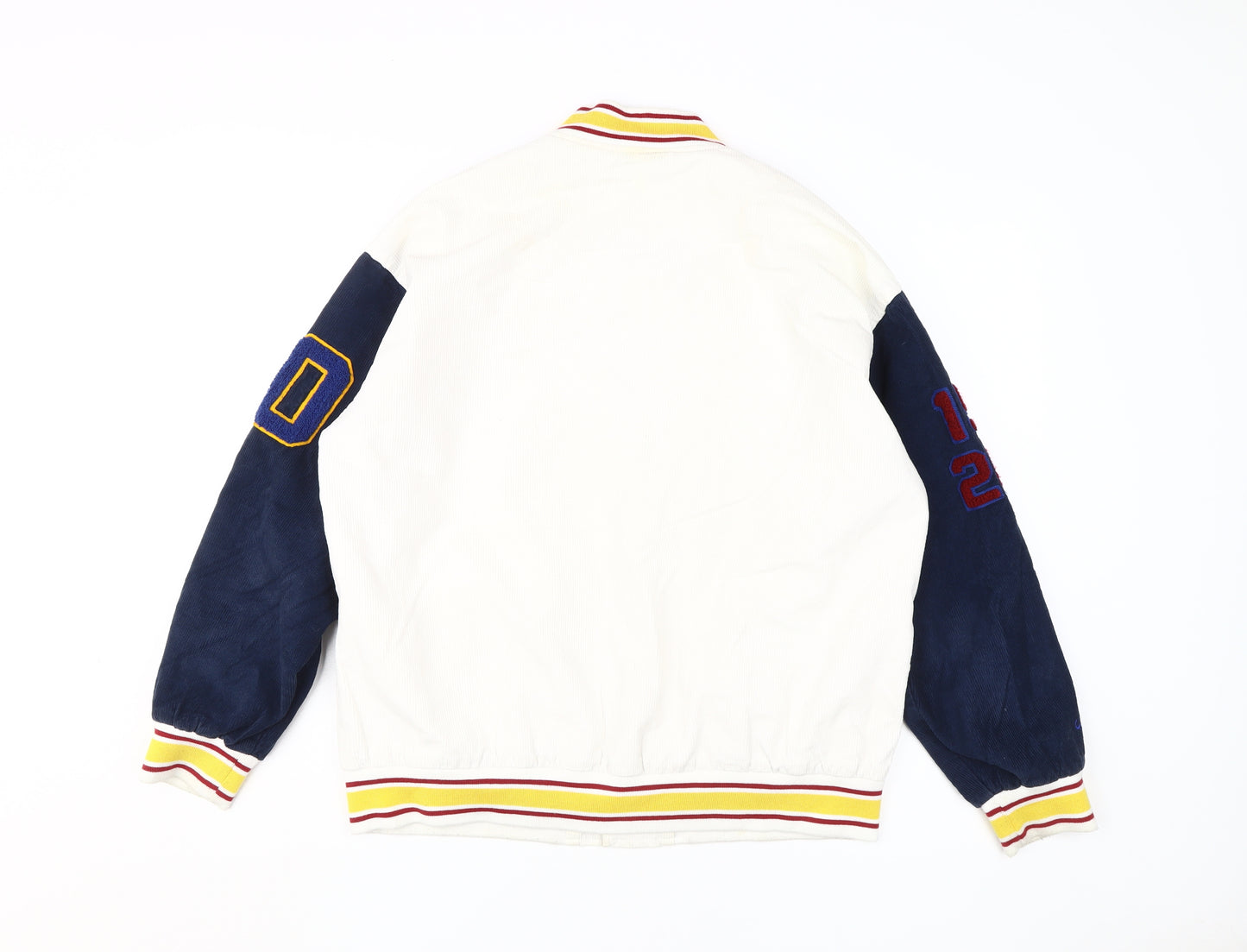 ACDOPE Men's Multicoloured Varsity Jacket M