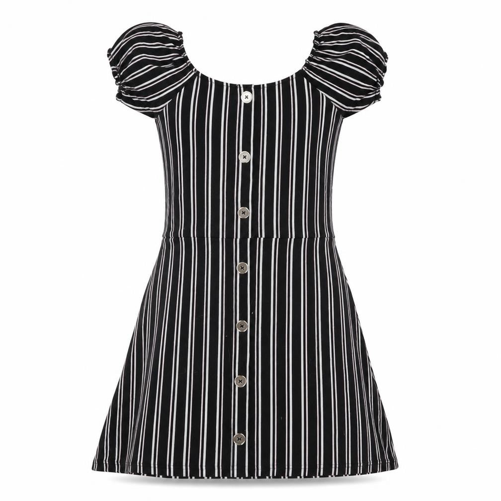 Firetrap Girls Black Striped Shift Dress - 11-12 Years