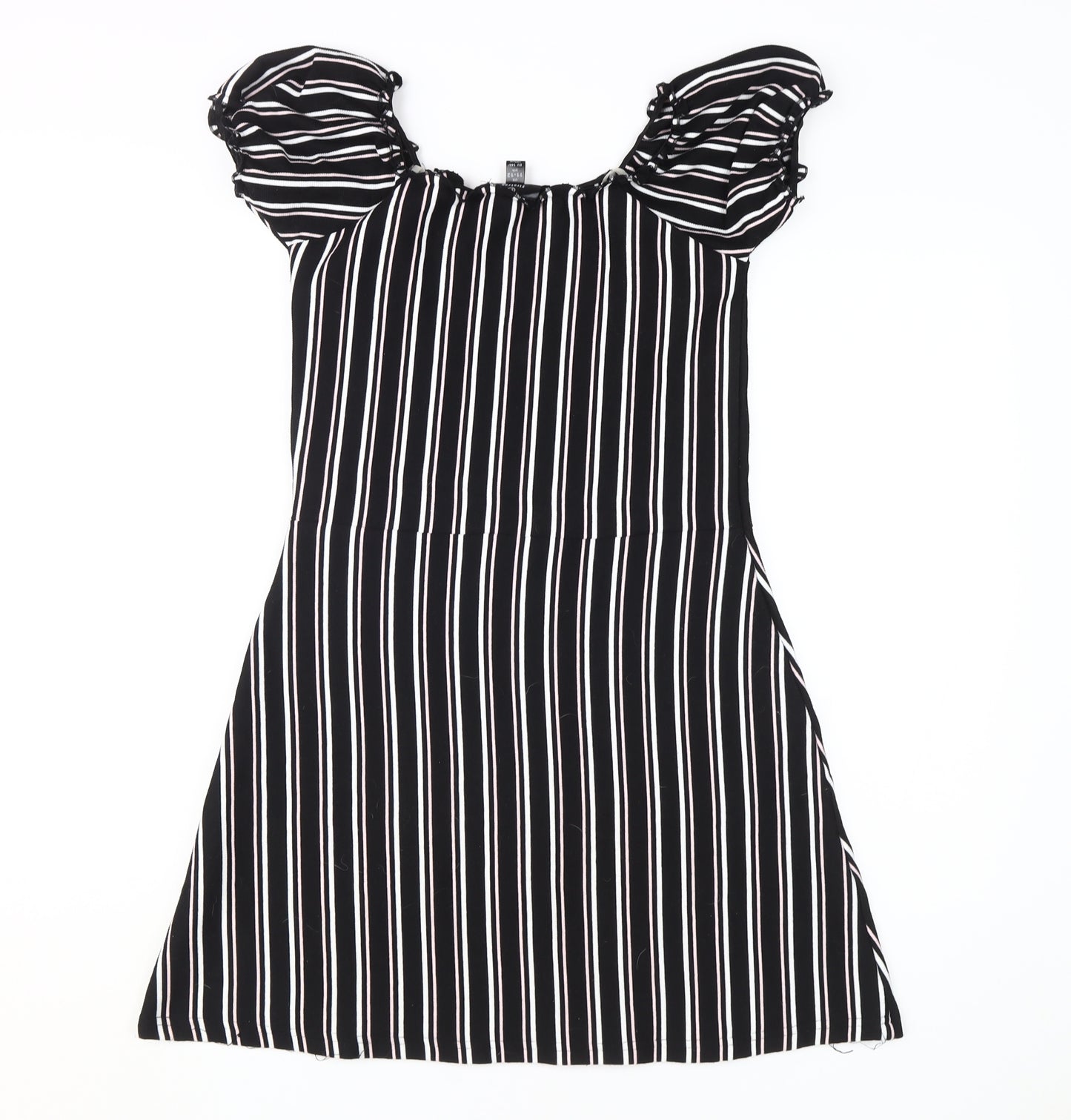 Firetrap Girls Black Striped Shift Dress - 11-12 Years
