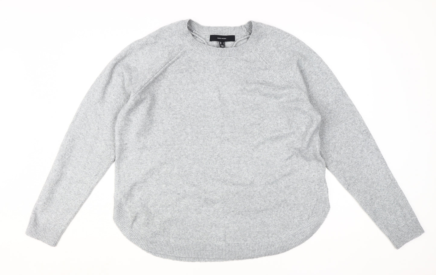 Vero Moda Women's Grey Pullover Jumper, L, Crew Neck