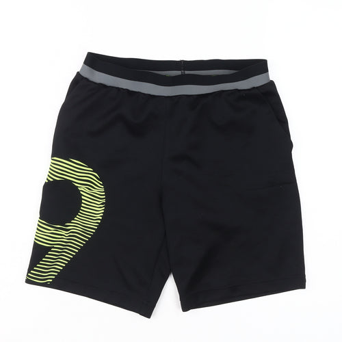 Adidas Men Black Athletic Shorts M - Sports Performance