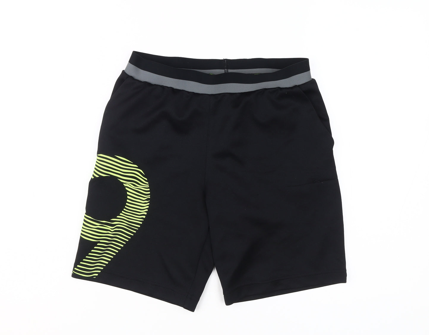 Adidas Men Black Athletic Shorts M - Sports Performance