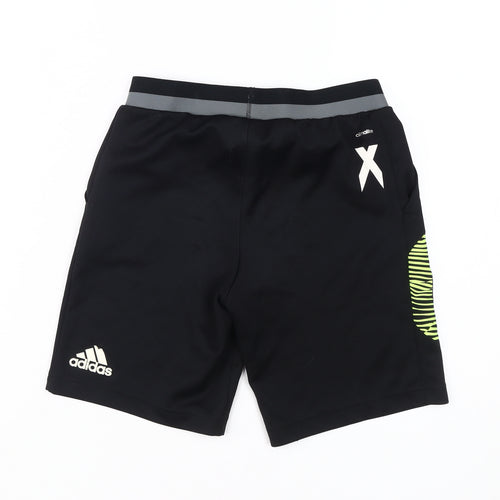 Adidas Men Black Athletic Shorts M - Sports Performance
