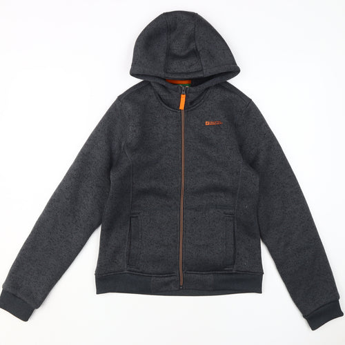 Mountain Warehouse Boys Black Full Zip Hoodie - 13 Years