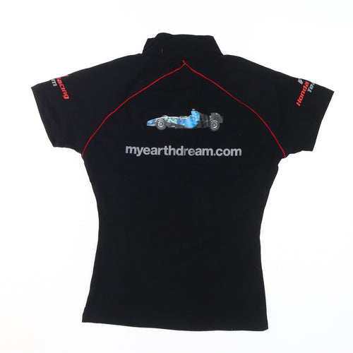 Honda Racing Team Black High Neck T-Shirt M