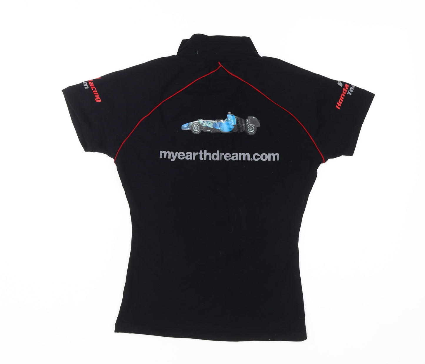 Honda Racing Team Black High Neck T-Shirt M