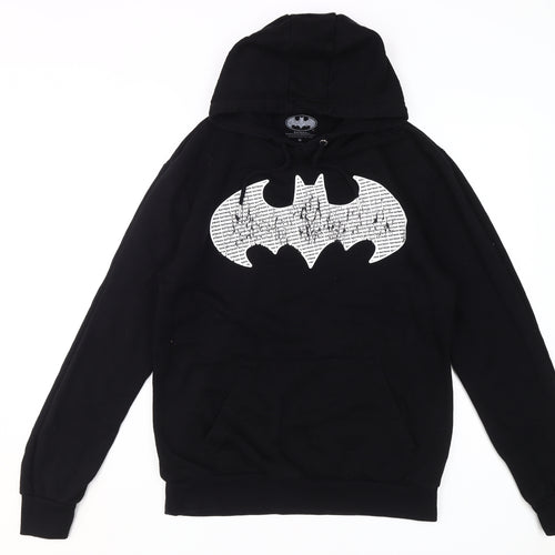 Batman Black Graphic Hoodie, Unisex M, Pullover Style