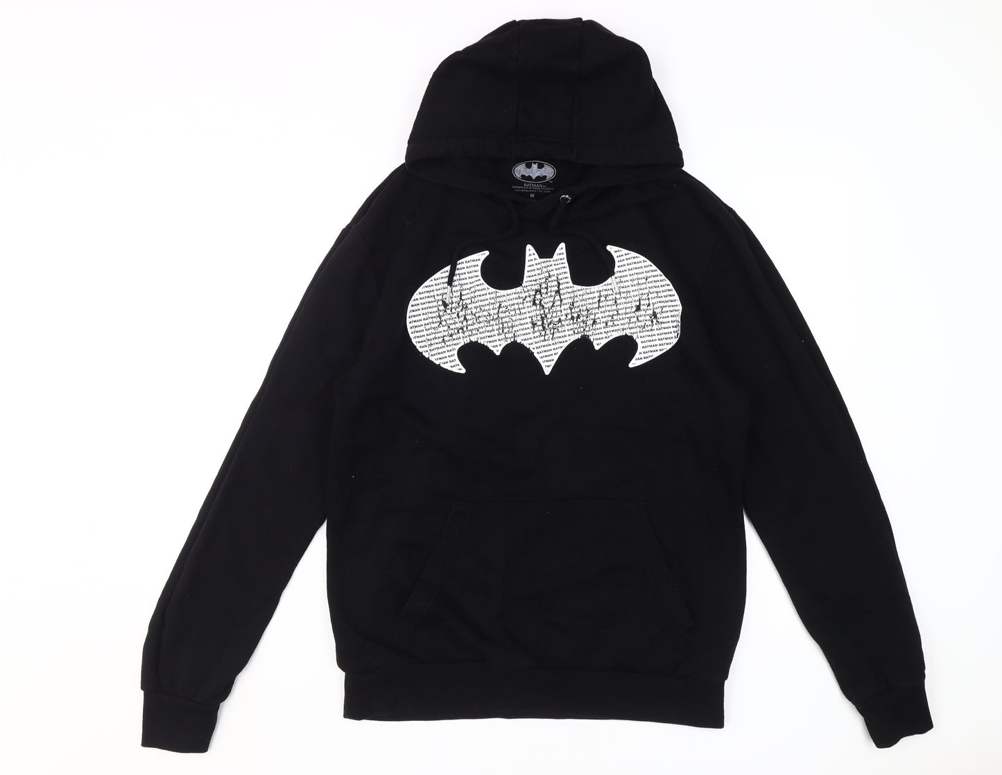 Batman Black Graphic Hoodie, Unisex M, Pullover Style