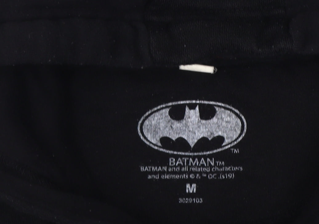 Batman Black Graphic Hoodie, Unisex M, Pullover Style