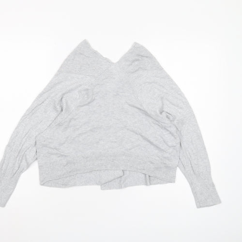 Gap Women's Grey Cardigan M Knit V-Neck