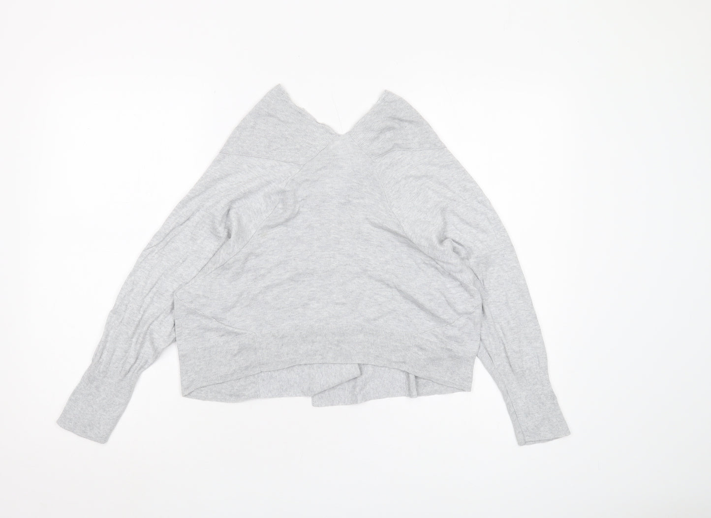 Gap Women's Grey Cardigan M Knit V-Neck