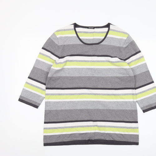 Gerry Weber Women's Multicoloured Striped Jumper 16