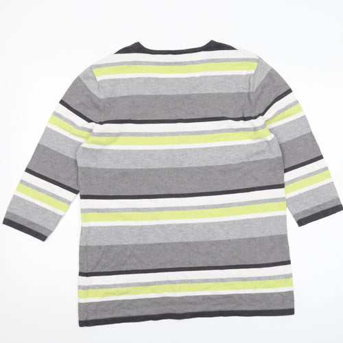 Gerry Weber Women's Multicoloured Striped Jumper 16