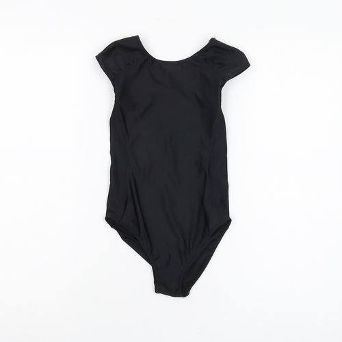 Decathlon Girls Black One Piece Swimsuit Size 12