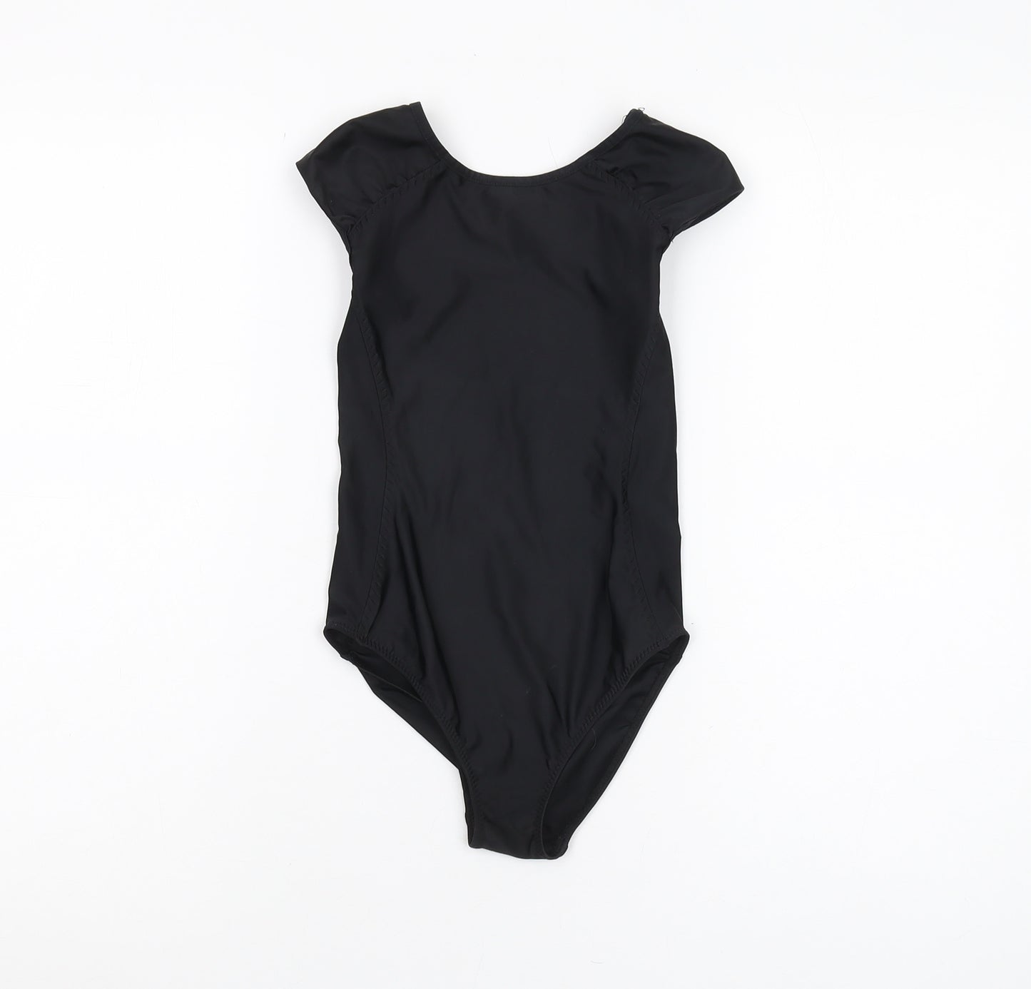 Decathlon Girls Black One Piece Swimsuit Size 12