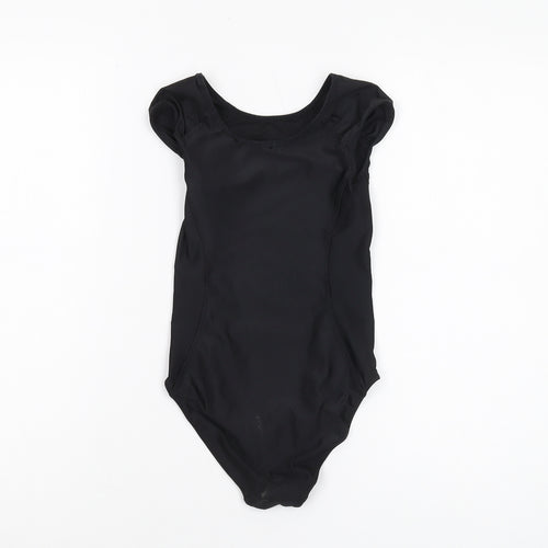 Decathlon Girls Black One Piece Swimsuit Size 12