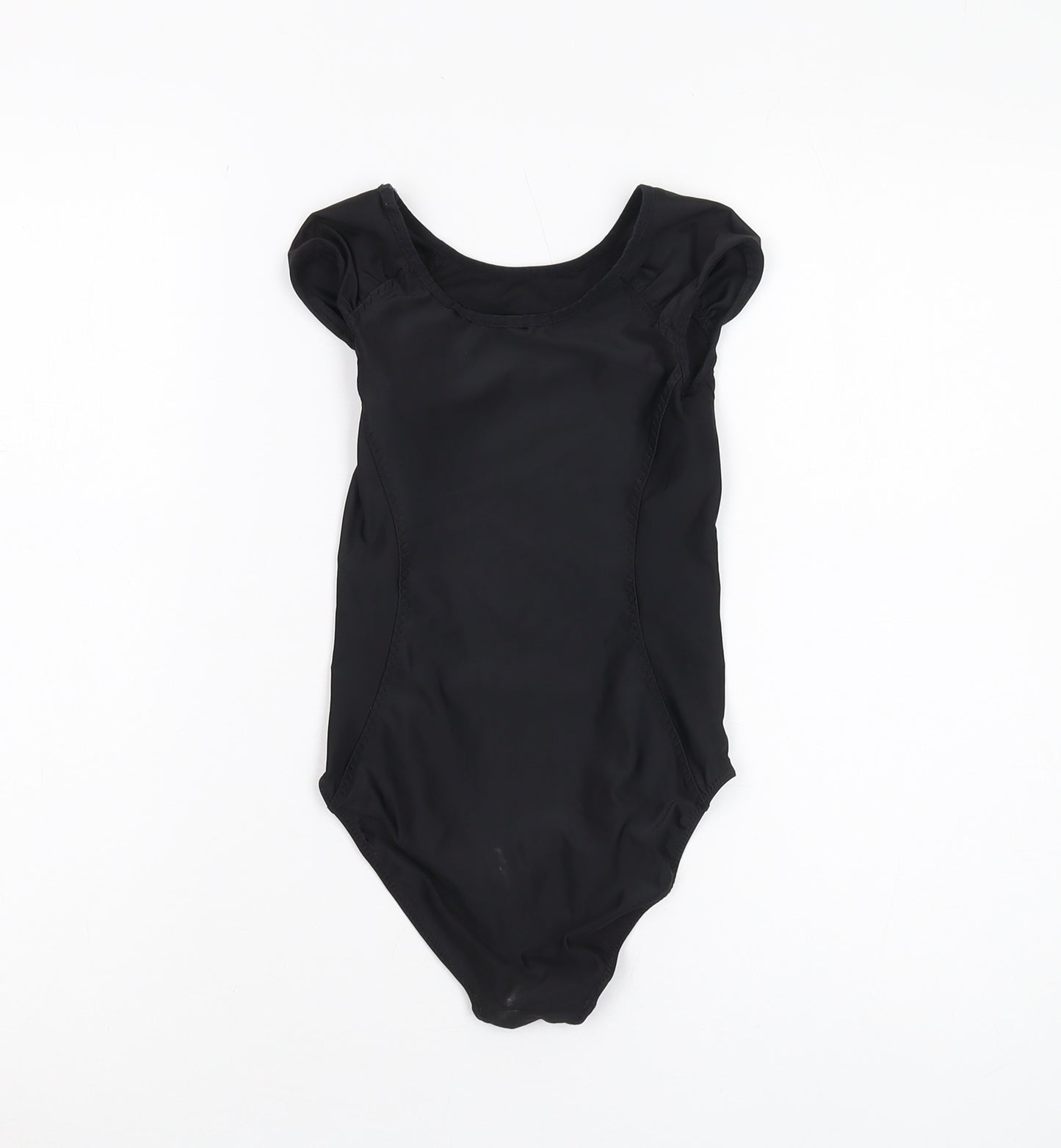 Decathlon Girls Black One Piece Swimsuit Size 12
