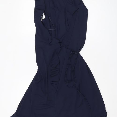 J.Crew Women's Blue XS Wrap Dress - Cocktail Style