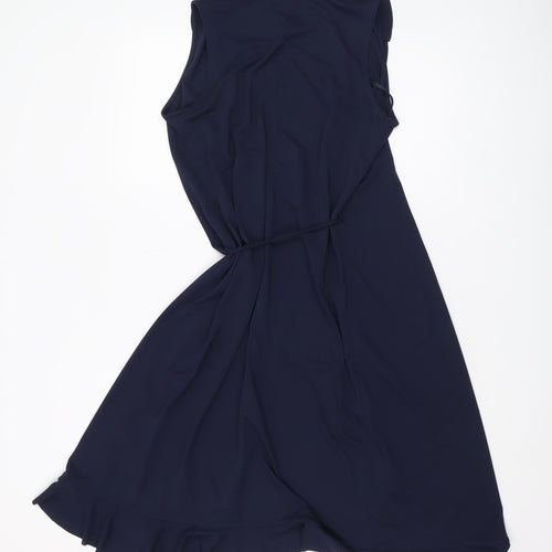 J.Crew Women's Blue XS Wrap Dress - Cocktail Style