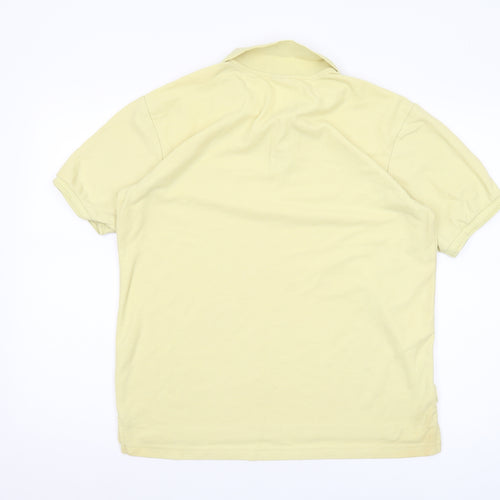 Slazenger Men's Beige Polo Shirt - Size L, Cotton, Casual