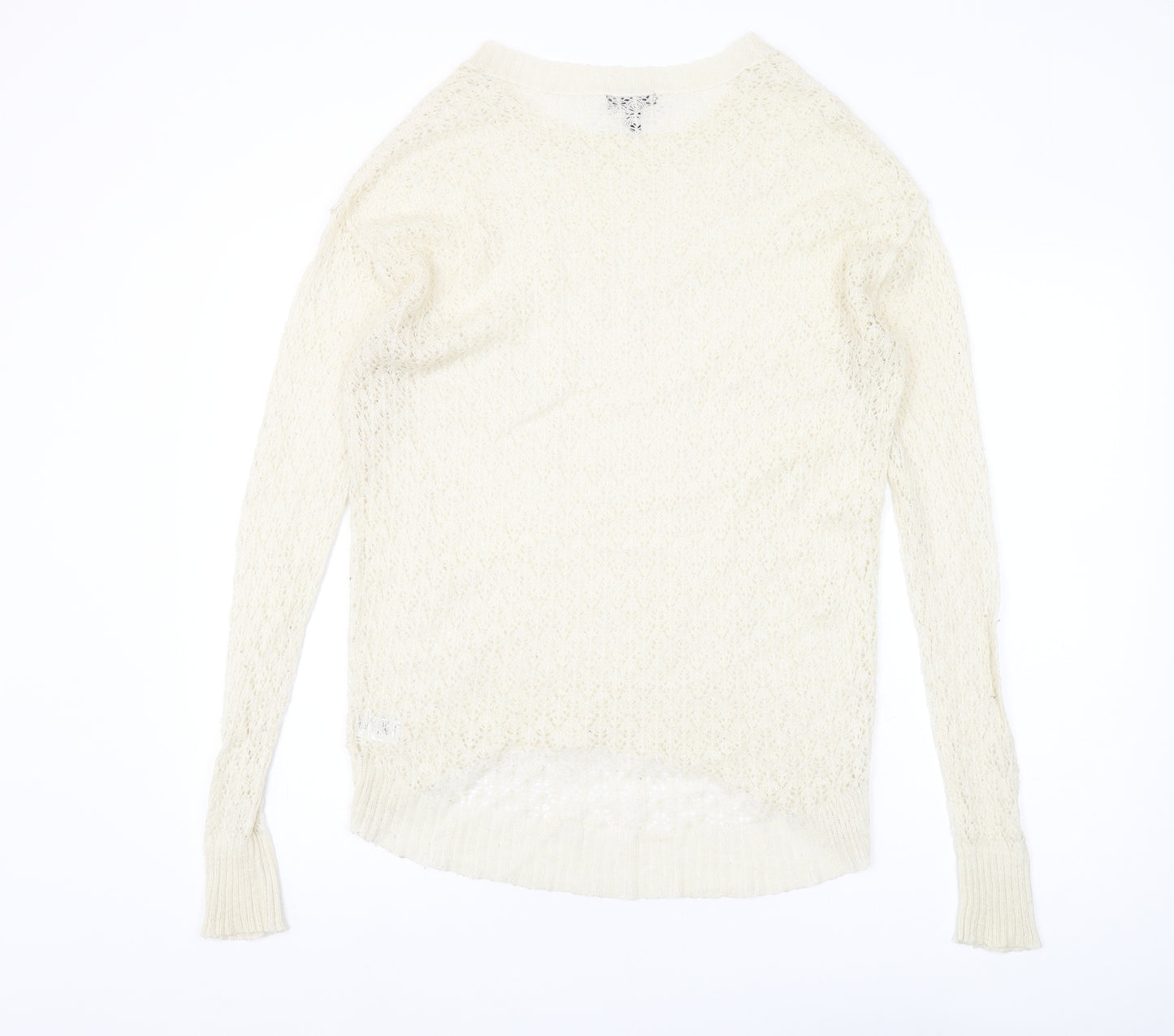 Topshop Women's Ivory Pullover Jumper UK 10