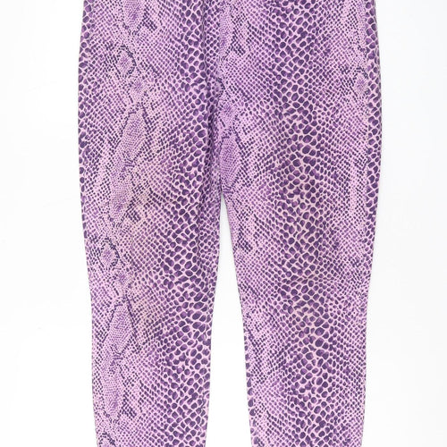 NINET2SIX Women's Purple Animal Print Jegging Size 16