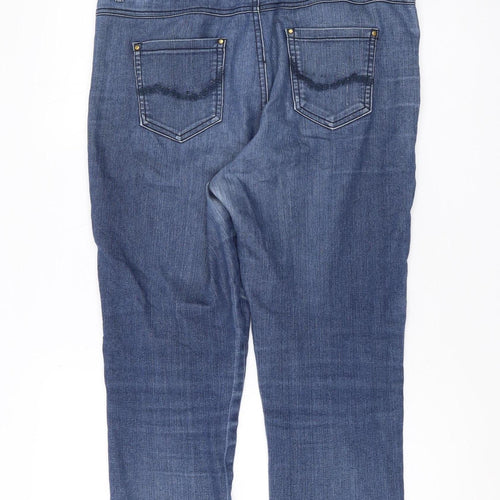NONI B Women's Blue Straight Jeans Size 12