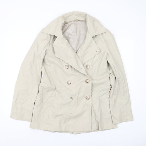 Austin Reed Women's Beige Pea Coat Size 12