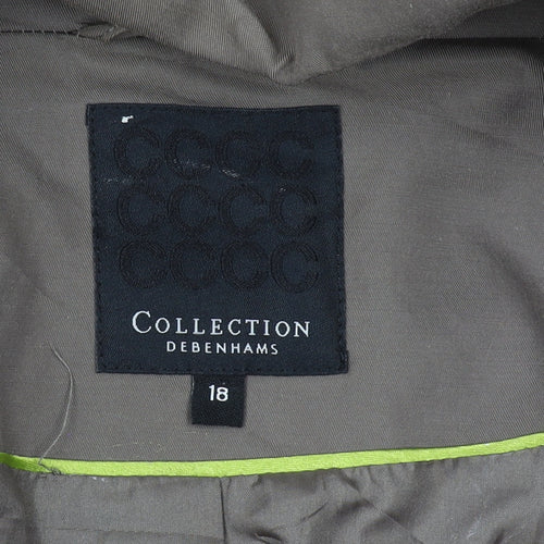 Debenhams Women's Brown Trench Coat, Size 18