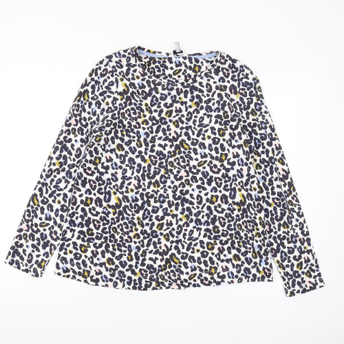 Joules Women's Multicolour Animal Print T-Shirt Size 8