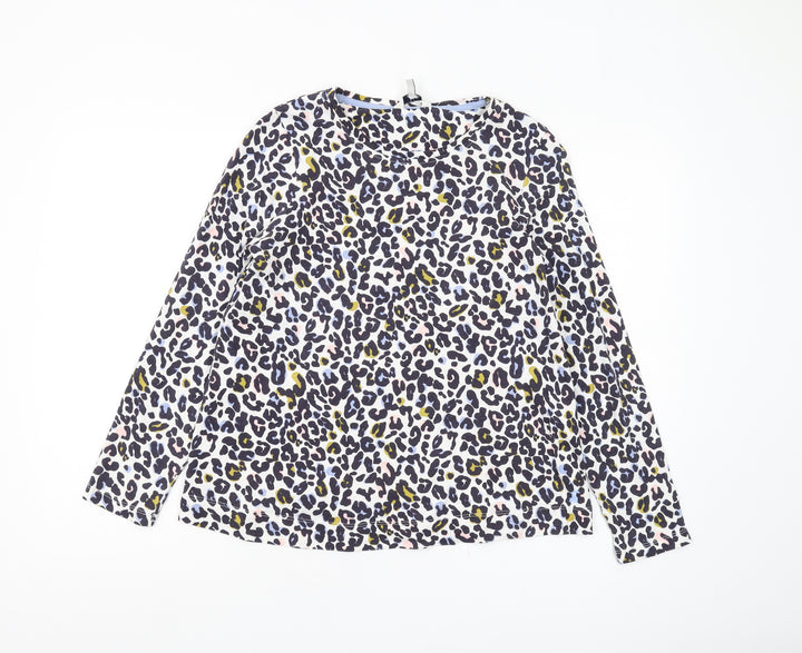 Joules Women's Multicolour Animal Print T-Shirt Size 8