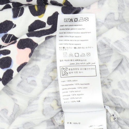Joules Women's Multicolour Animal Print T-Shirt Size 8