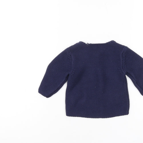Jasper Conran Blue Unisex Cardigan 0-3 Months