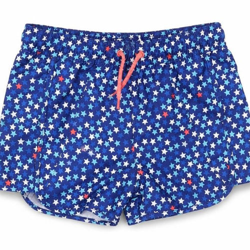 Mountain Warehouse Boys Blue Star Print Beach Shorts 7-8 Years