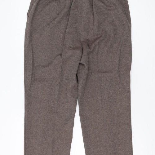 Honor Millburn Women's Brown Cropped Trousers Size 12