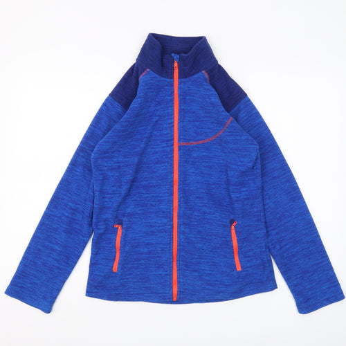 Mountain Warehouse Boys Blue Basic Jacket 14-15Y - Full Zip