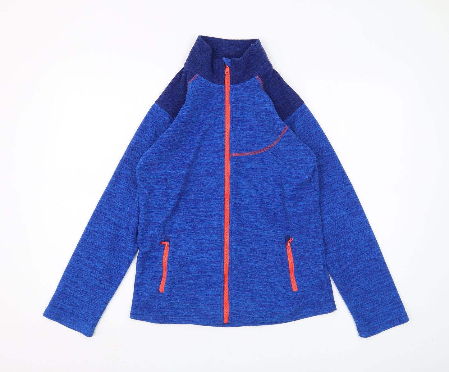 Mountain Warehouse Boys Blue Basic Jacket 14-15Y - Full Zip