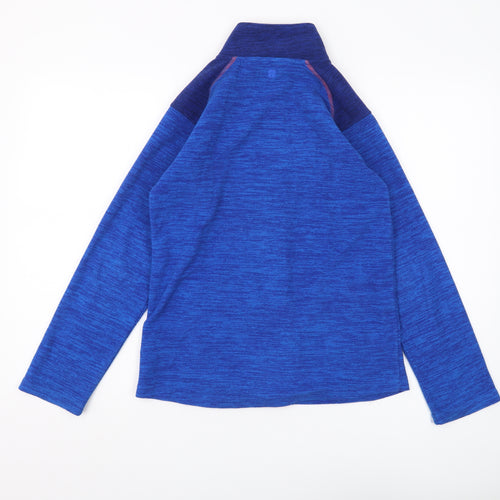 Mountain Warehouse Boys Blue Basic Jacket 14-15Y - Full Zip