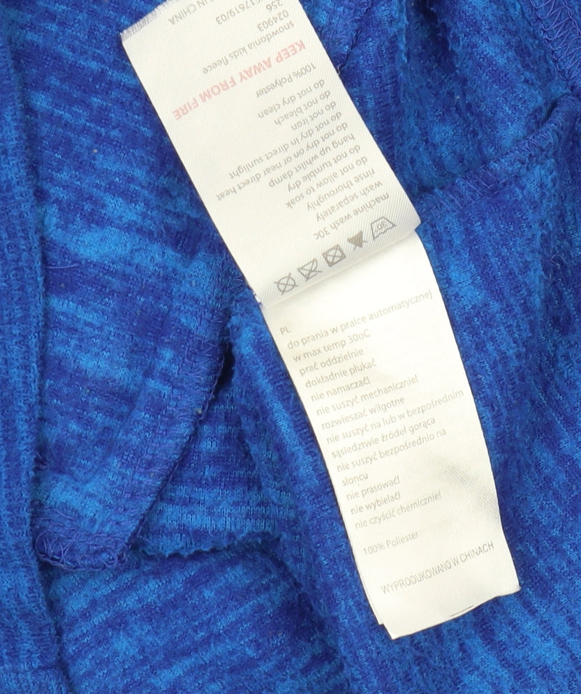 Mountain Warehouse Boys Blue Basic Jacket 14-15Y - Full Zip