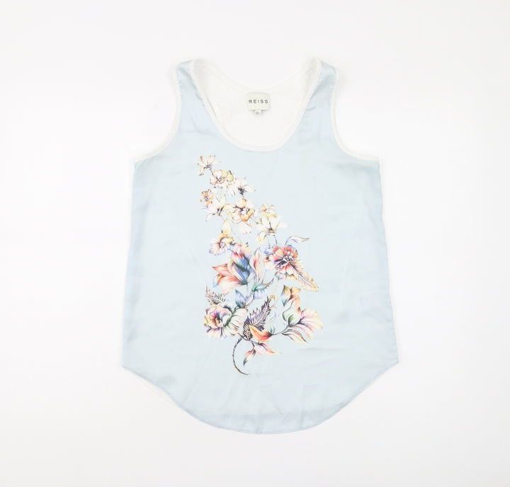 Reiss Women's Floral Multicoloured Tank Top Size 6