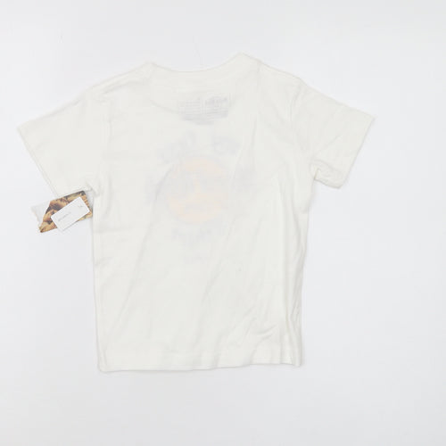 Hard Rock Cafe Boys White Graphic T-Shirt 3-4 Years