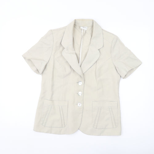 Eastex Beige Women's Suit Jacket 10