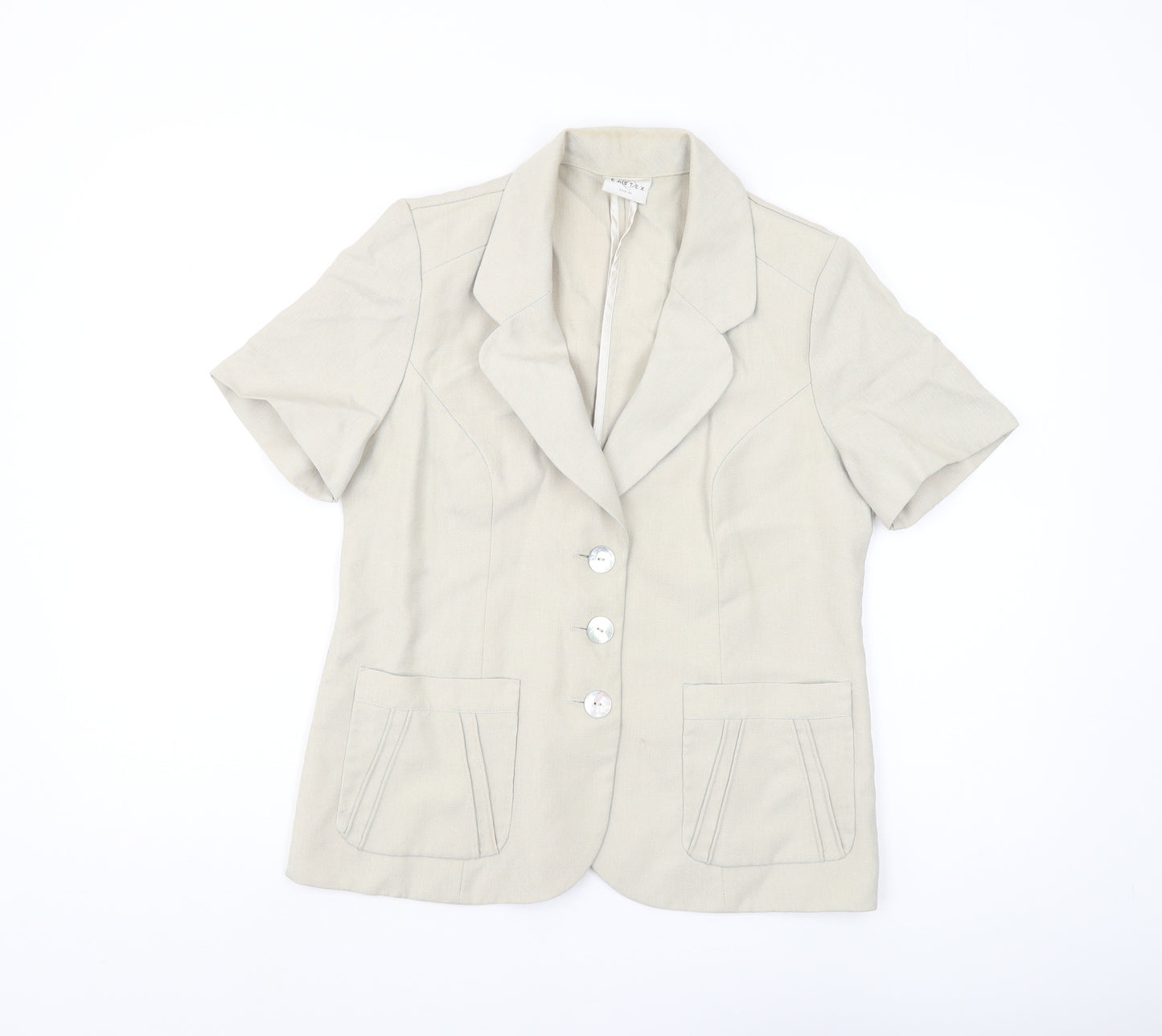 Eastex Beige Women's Suit Jacket 10