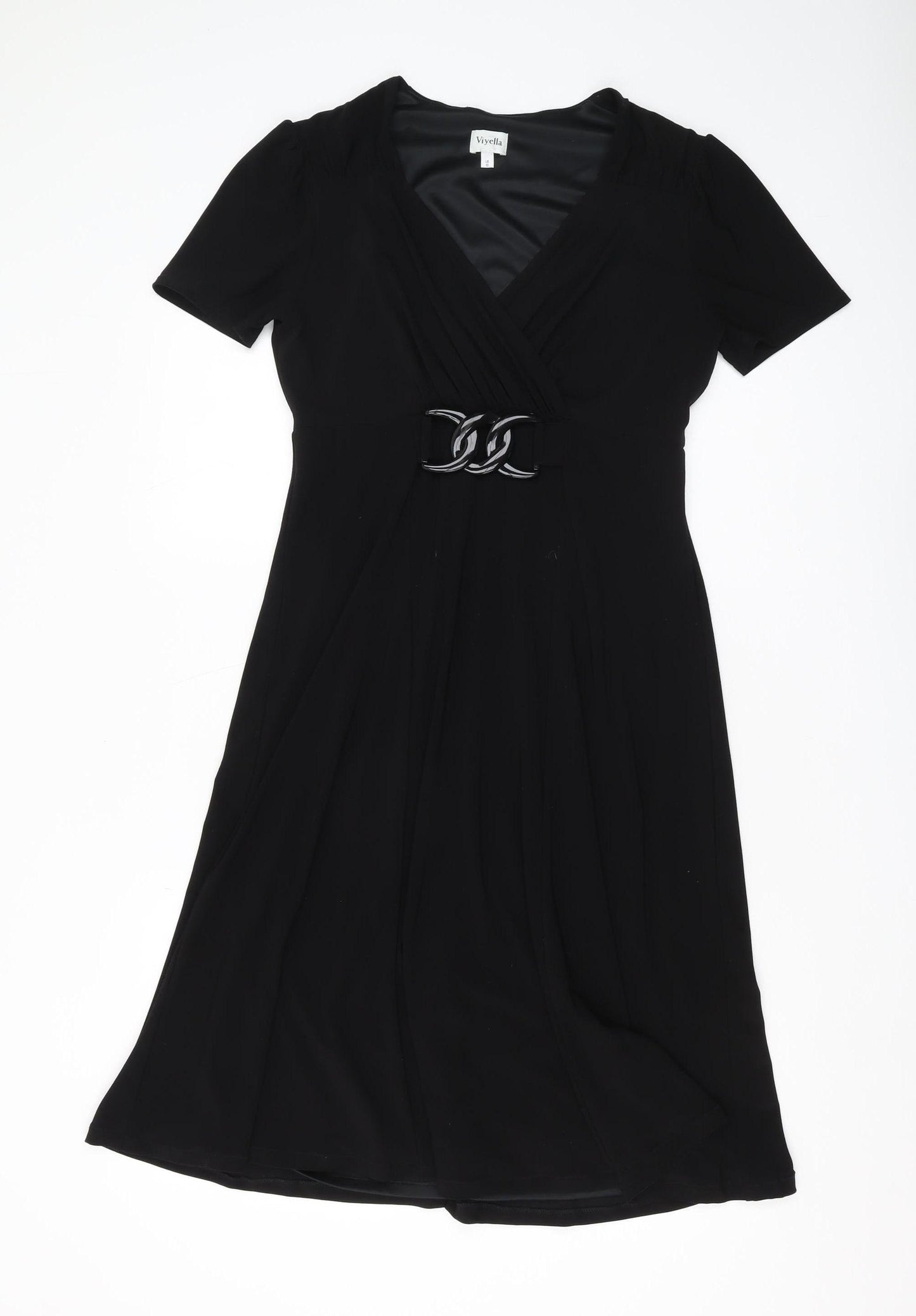 Viyella Women's Black A-Line Dress Size 10