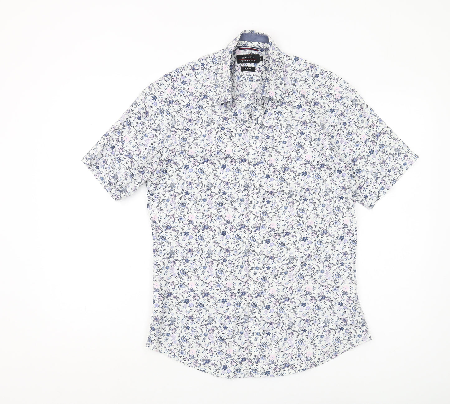 Jeff Banks Men's Slim Fit Floral Shirt S
