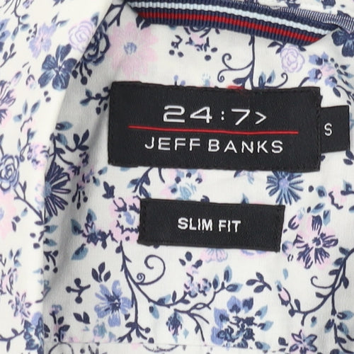 Jeff Banks Men's Slim Fit Floral Shirt S