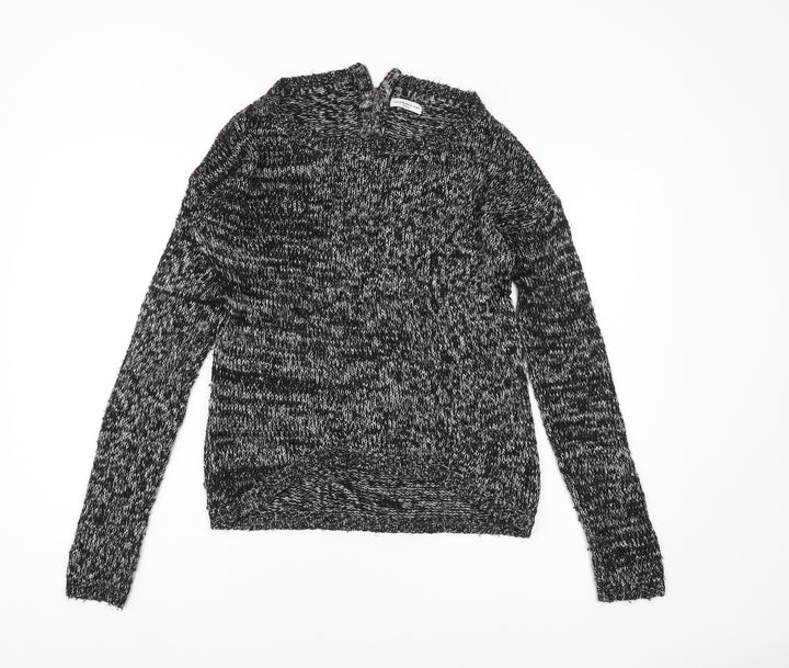 Jacqueline de Yong Women's Black XS Full Zip Jumper